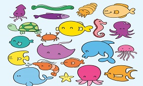 21 cartoon marine life vector 21 cartoon marine life vector